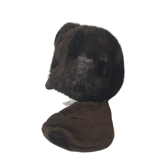 VTG Realistic Fiesta Beaver Plush 15.5" Soft Faux Fur Brown Velvet Tail Woodland - Picture 5 of 8